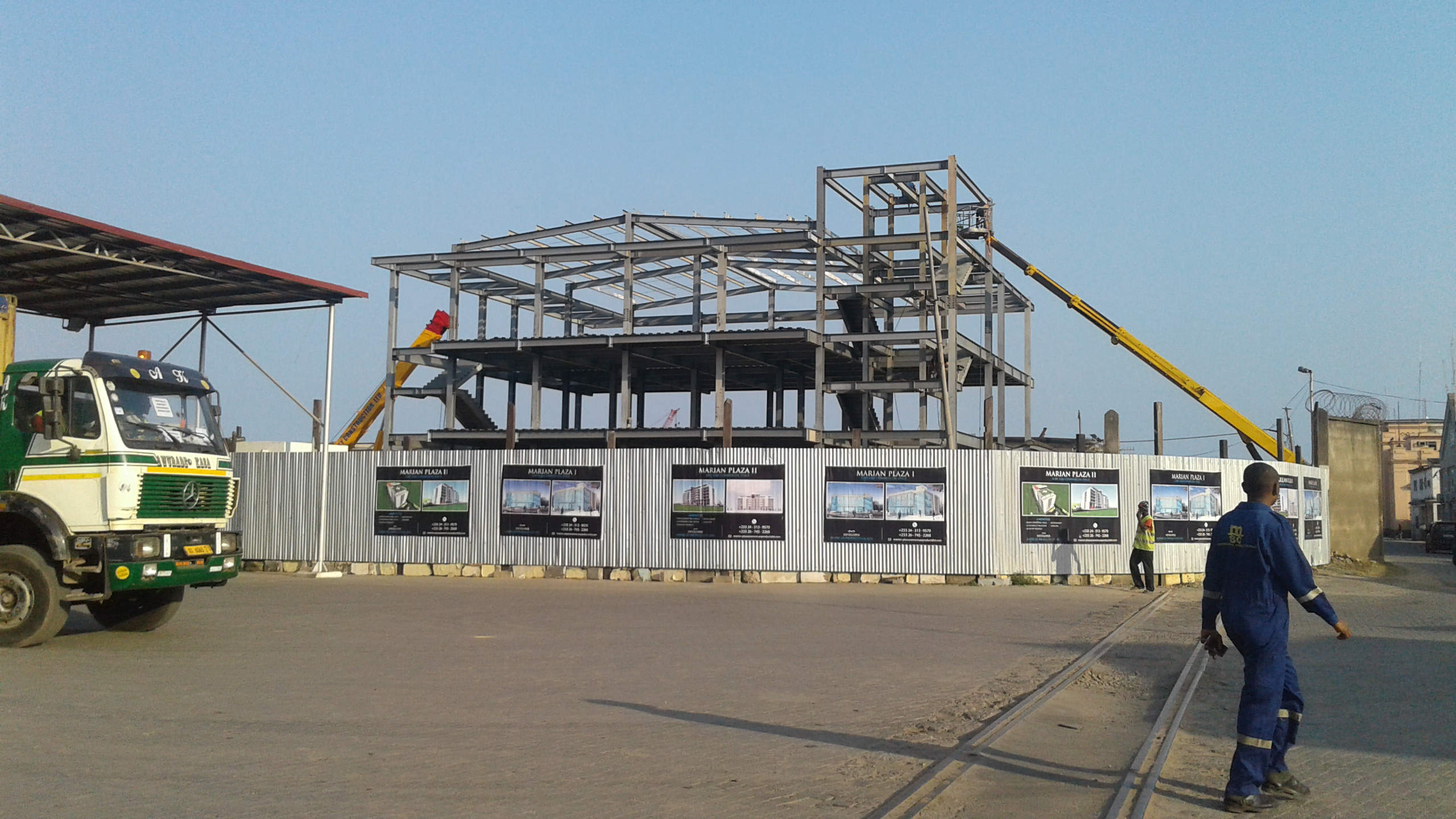 Mixed-Use Office Building construction, Takoradi
